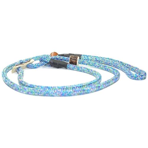 Retrieverleine 8 mm | Ocean | Moxon-Leine mit hochwertigem Horn-Zugstopp | robuste, wetterfeste Hundeleine aus Tau mit integrierter Halsung - 150 cm Retrieverleine 8 mm | Ocean | Moxon-Leine mit hochwertigem Horn-Zugstopp | robuste, wetterfeste Hundeleine aus Tau mit integrierter Halsung - 150 cm von KENSONS for dogs