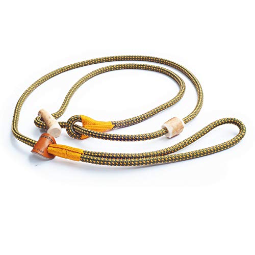 Retriever-Leine/Moxonleine Elegant-Style | handgefertigte Hundeleine aus Tau mit Halsbandfunktion & Horn-Stopper | 6mm – besonders leicht & handlich | Training, Alltag & Spaziergang Retriever-Leine/Moxonleine Elegant-Style | handgefertigte Hundeleine aus Tau mit Halsbandfunktion & Horn-Stopper | 6mm – besonders leicht & handlich | Training, Alltag & Spaziergang von KENSONS for dogs