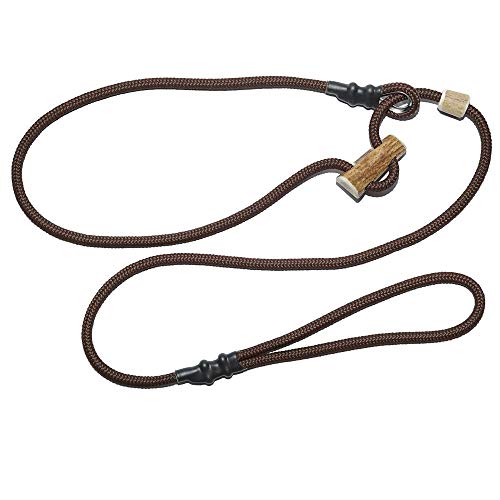 Retrieverleine Sporty | robuste Hundeleine aus Tau mit integrierter Halsung | Ø6mm | Horn-Zugstopp Retrieverleine Sporty | robuste Hundeleine aus Tau mit integrierter Halsung | Ø6mm | Horn-Zugstopp von KENSONS for dogs