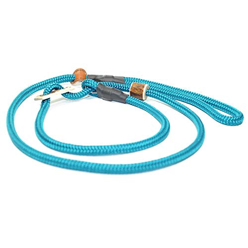 Retriever-Leine/Moxonleine Sporty-Style | robuste Hundeleine aus Tau mit Klemme & Halsbandfunktion | 8mm – besonders griffig & wetterfest | Training, Alltag & Dummyarbeit von KENSONS for dogs