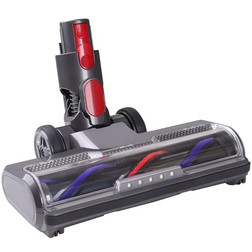KENVOR Bürste kompatibel mit Dyson V7, V8, V10, V11, V15, Zubehör Bodenbürste mit Direktantrieb und 5 LED-Leuchten für Hartböden,Grau KENVOR Bürste kompatibel mit Dyson V7, V8, V10, V11, V15, Zubehör Bodenbürste mit Direktantrieb und 5 LED-Leuchten für Hartböden,Grau von KENVOR