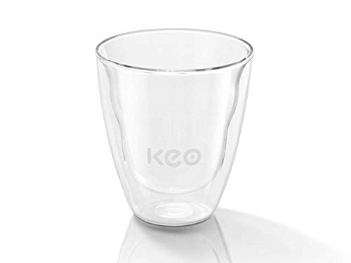 KEO doppelwandiges Teeglas Teachamp-Glas 340 ml aus hochwertigem Borosilikatglas in Gastronomiequalität von KEO