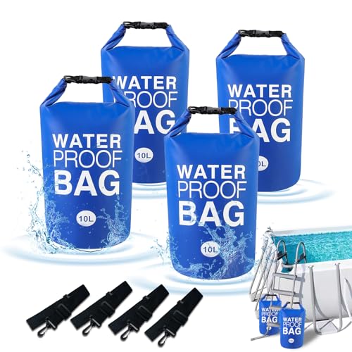 KEOHOLI Universelle Pool-Stufengewichte, 500D PVC, 10 l, wasserdichte Beutel für Schwimmbadleiter, Gewichte, oberirdische Pools, Sandsäcke, Pooltreppengewichte für Poolstufen, einfaches und schnelles KEOHOLI Universelle Pool-Stufengewichte, 500D PVC, 10 l, wasserdichte Beutel für Schwimmbadleiter, Gewichte, oberirdische Pools, Sandsäcke, Pooltreppengewichte für Poolstufen, einfaches und schnelles von KEOHOLI