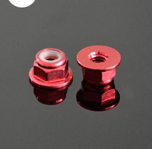 M2 M3 M4 M5 M6 Farbige Aluminiumlegierung Nylon Nietmutter Muttern Flansch Sechskant Nylon Kontermuttern-M5 10 STÜCKE,Rot M2 M3 M4 M5 M6 Farbige Aluminiumlegierung Nylon Nietmutter Muttern Flansch Sechskant Nylon Kontermuttern-M5 10 STÜCKE,Rot von KEOJI