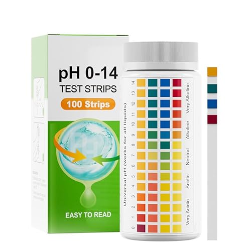 200 Stück PH Wert Teststreifen Wassertest Aquarium Zum Testen Von PH-Wert Urin Speichel Geeignet Zum Testen Der Wasserqualität Von Aquarien Und Schwimmbädern 200 Stück PH Wert Teststreifen Wassertest Aquarium Zum Testen Von PH-Wert Urin Speichel Geeignet Zum Testen Der Wasserqualität Von Aquarien Und Schwimmbädern von KEORHEZ