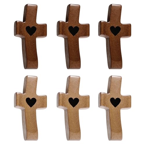 KEORHEZ 6 Stück Holzkreuz Geschnitztes Handschmeichler Handschmeichler Holz Handgeschnitztes Liebeskreuz Aus Holz Mit Herzen Zum Stressabbau Andachtsgebete Taufe Kommunion KEORHEZ 6 Stück Holzkreuz Geschnitztes Handschmeichler Handschmeichler Holz Handgeschnitztes Liebeskreuz Aus Holz Mit Herzen Zum Stressabbau Andachtsgebete Taufe Kommunion von KEORHEZ