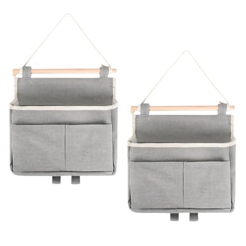 KEORHEZ Zwei Hängeorganizer, Wandorganizer, mit Unterteiltem Stauraum und Großem Fassungsvermögen – Perfekt für Büros, Schlafzimmer, Wohnheime und Mehr KEORHEZ Zwei Hängeorganizer, Wandorganizer, mit Unterteiltem Stauraum und Großem Fassungsvermögen – Perfekt für Büros, Schlafzimmer, Wohnheime und Mehr von KEORHEZ