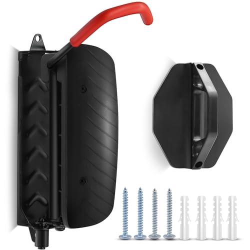 KEQGPCBE set Fahrradhalterung Wandmontage mit Hinterrad Halterung，Dieses Produkt ist geeignet für MTB&Rennrad (1Packung) von KEQGPCBE
