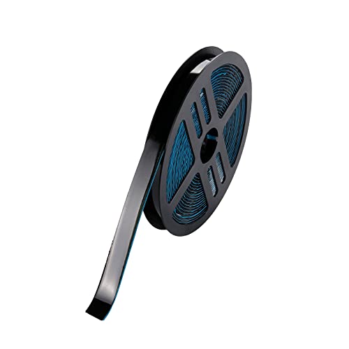 15mm Selbstklebend Flexible Zierleisten, Dekordecke, Waschbecken, Toilette, Fliesenrand, Wandecke, Fußleiste, Boden (schwarz) von KEQKEV