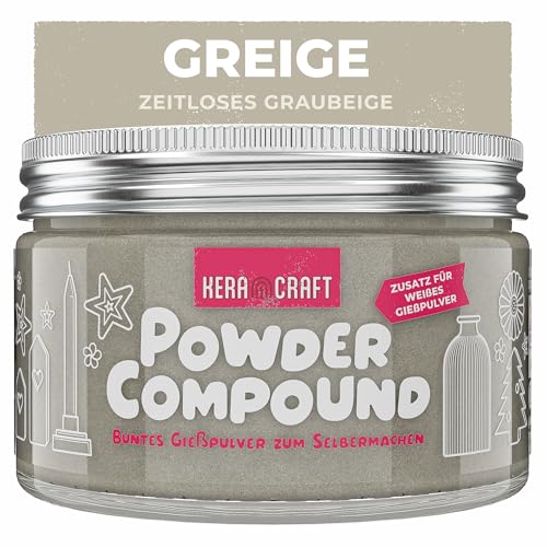 KERACRAFT Powder Compound 150g - Greige - Bis zu 15kg buntes Gießpulver zum Selbermachen KERACRAFT Powder Compound 150g - Greige - Bis zu 15kg buntes Gießpulver zum Selbermachen von KERACRAFT