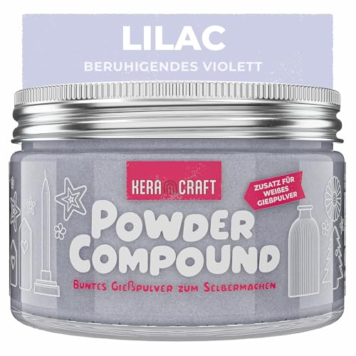 KERACRAFT Powder Compound 150g - Lilac - Bis zu 15kg buntes Gießpulver zum Selbermachen von KERACRAFT
