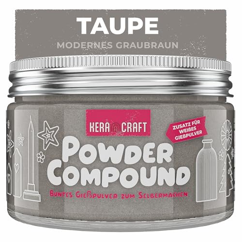 KERACRAFT Powder Compound 150g - Taupe - Bis zu 15kg buntes Gießpulver zum Selbermachen KERACRAFT Powder Compound 150g - Taupe - Bis zu 15kg buntes Gießpulver zum Selbermachen von KERACRAFT