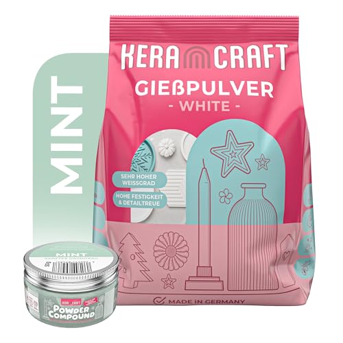 Keracraft Gießpulver 4,5kg inkl. 50g Powder Compound Mint - Farbiges Gießpulver zum Selbermachen Keracraft Gießpulver 4,5kg inkl. 50g Powder Compound Mint - Farbiges Gießpulver zum Selbermachen von KERACRAFT