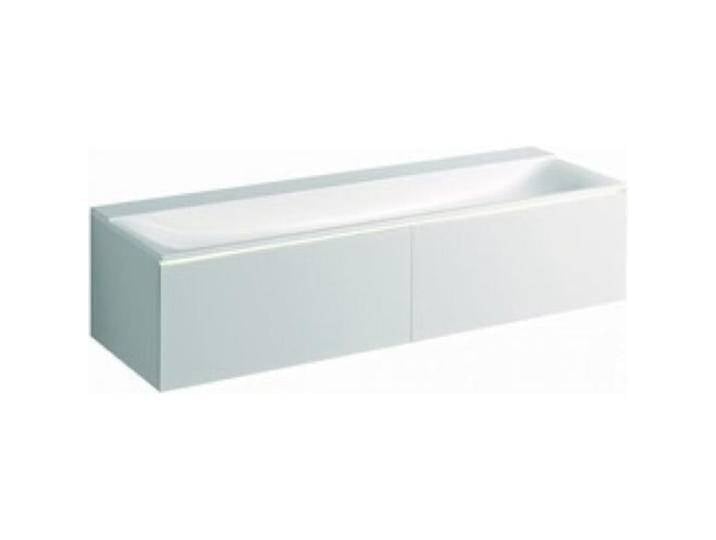 Geberit, Waschbecken, Keramag Xeno 2 Waschtisch ohne Hahnloch, ohne Überlauf, 160x48cm, weiss, 500278001 (480 mm, 1600 mm) von KERAMAG