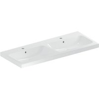 Geberit iCon Light Doppelwaschtisch, 120 cm x 48 cm, mit 2 von KERAMAG