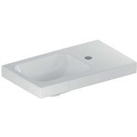 Geberit iCon Light Handwaschbecken, 53 cm x 31 cm, mit Hahnloch rechts, ohne Überlauf, Ablagefläche rechts, 501832, Farbe: weiß - 501.832.00.1 von KERAMAG