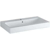 Geberit iCon Waschtisch 75x48,5cm weiß, 124075, Farbe: Weiß, mit KeraTect - 124075600 von KERAMAG