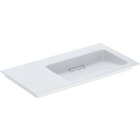 Geberit one Möbelwaschtisch Abgang horizontal, Ablagefläche von KERAMAG