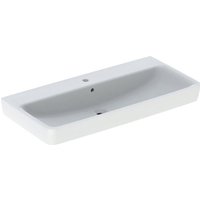Keramag - Geberit Renova Plan, Waschtisch, 100x48 cm, 1 Hahnloch, mit von Geberit