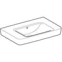 Keramag - Geberit Renova Plan, Waschtisch mit Ablagefläche, 75x48 cm, ohne von KERAMAG