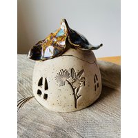 Teelichthalter Lichthaus Elfenhaus von KERAMIKBRAND