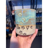 Valentinstag Geschenk Tierfreund Katze Hund Tasse Pfote Groß Getöpfert Handgemacht Keramik Valentinstag Geschenk Tierfreund Katze Hund Tasse Pfote Groß Getöpfert Handgemacht Keramik von KERAMIKBRAND