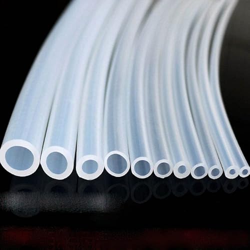 1 Meter lebensmittelechter klarer transparenter Silikonkautschukschlauch ID 0,51 2 3 4 5 6 7 8 9 10 mm OD Flexibler ungiftiger Silikonschlauch-ID 4 mm x 7 mm OD, 1 Meter von KERAXL