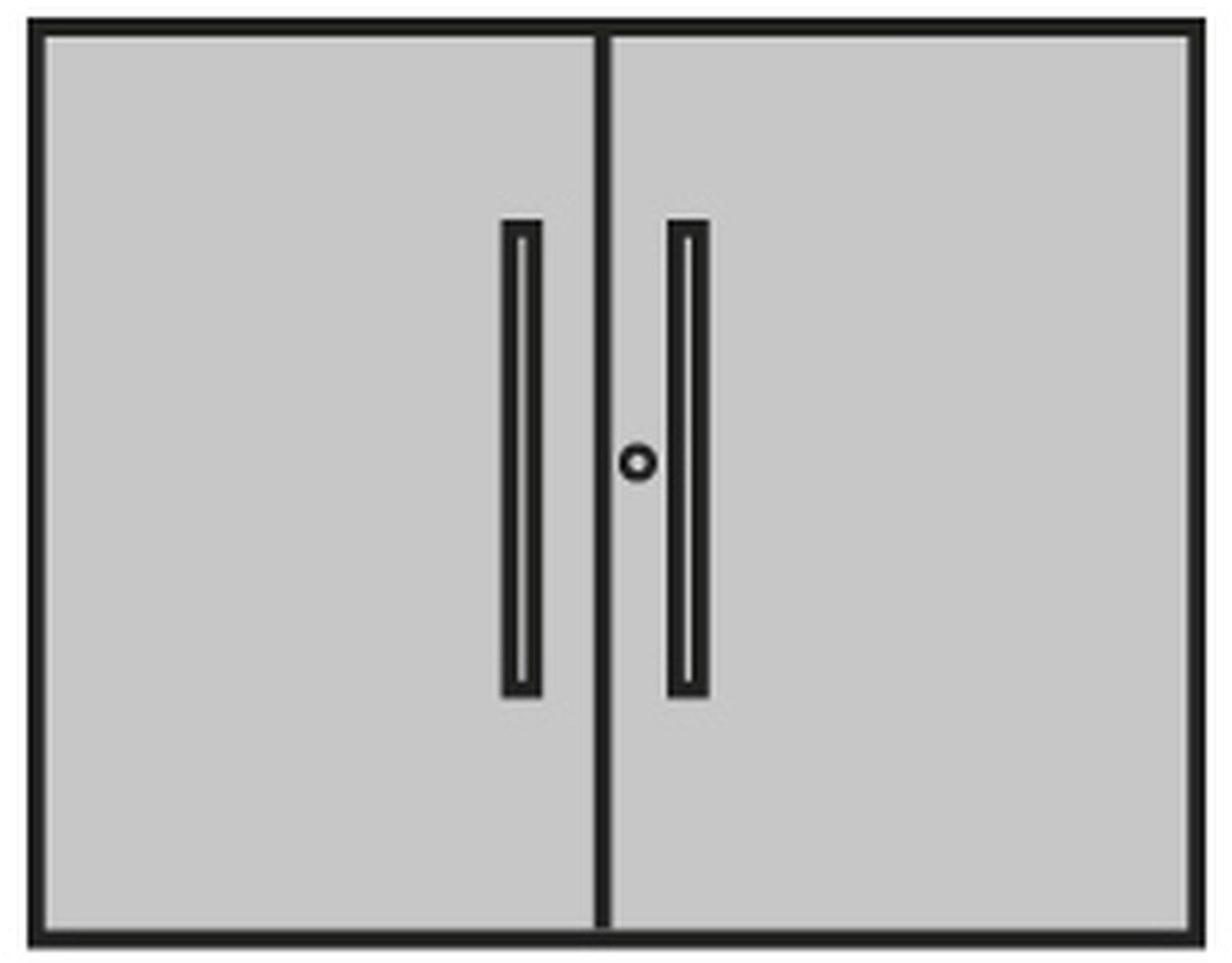 KERKMANN Aktenschrank Vorbautüren für Büro-Regal Dante Feldbreite 800mm 2 OH anthrazit KERKMANN Aktenschrank Vorbautüren für Büro-Regal Dante Feldbreite 800mm 2 OH anthrazit von KERKMANN