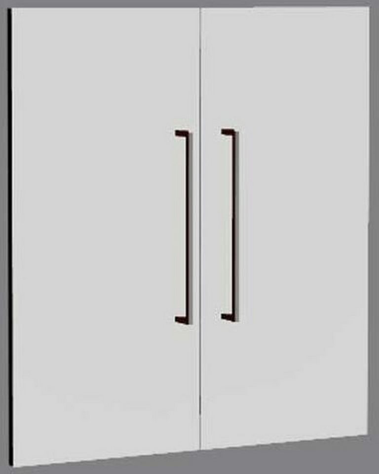 KERKMANN Aktenschrank Vorbautüren Aveto 2OH Set Breite 760mm lichtgrau von KERKMANN