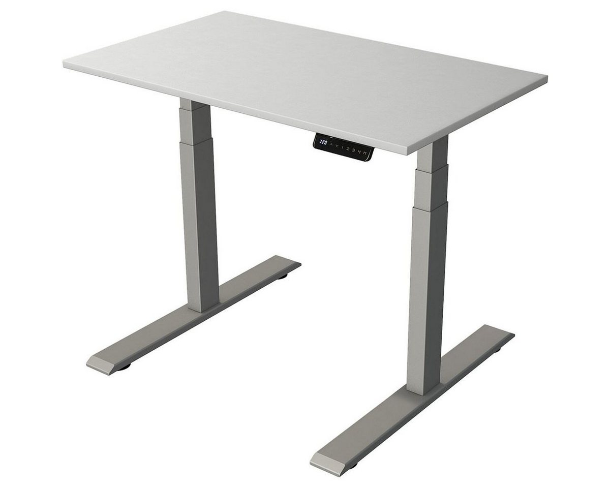 KERKMANN Schreibtisch Move 2, elektrisch höhenverstellbar bis 127 cm, T-Fuß, Breite 100 cm von KERKMANN