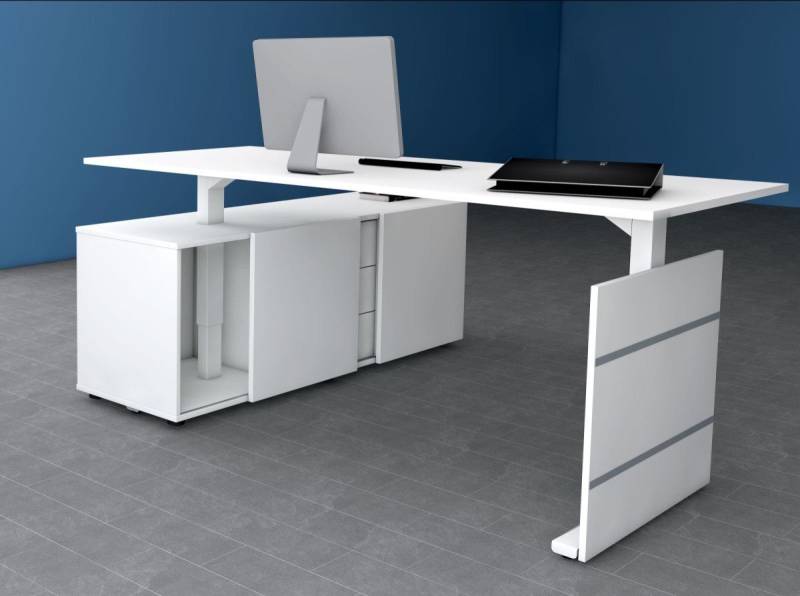 KERKMANN Schreibtisch Sitz-/Stehtisch Move 3 elektr. höhenverstellbar BxTxH 200x100x72-120 a von KERKMANN