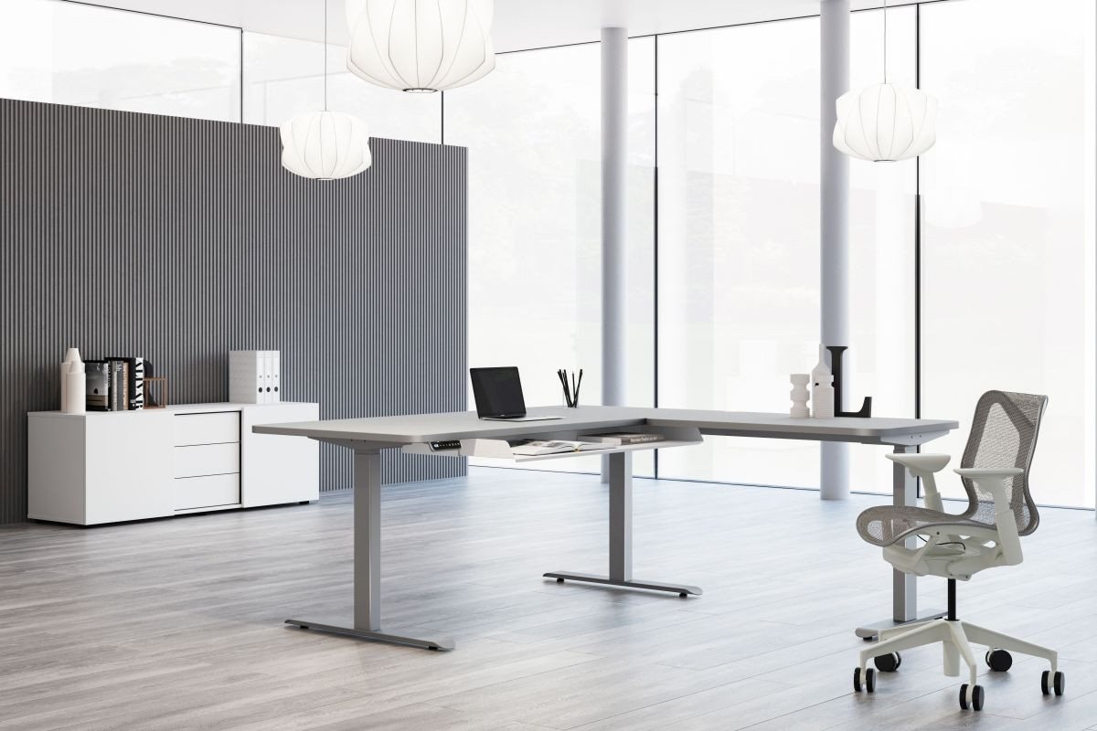 KERKMANN Schreibtisch Sitz-/Stehtisch Move 3 Premium BxTxH 180x80x72-121cm Anbautisch 100x6. KERKMANN Schreibtisch Sitz-/Stehtisch Move 3 Premium BxTxH 180x80x72-121cm Anbautisch 100x6. von KERKMANN