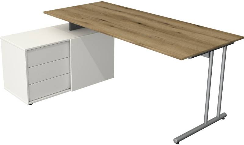 KERKMANN Schreibtisch Komplettarbeitsplatz start up mit Schreibtisch und Sideboard von KERKMANN