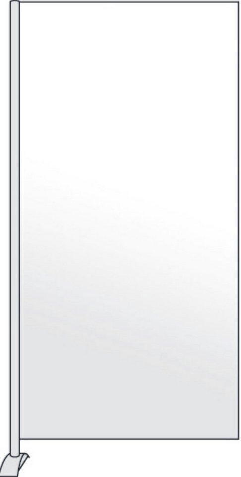 KERKMANN Standtafel Whiteboard-Element für Stellwandsystem Metropol weiß von KERKMANN