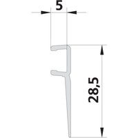 Kermi - 5526 1x Glasabdichtung Länge 2000 mm von KERMI