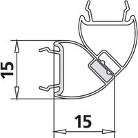 Kermi 4603 1x Magnetleiste 4665 12 Länge: 2000 mm von KERMI
