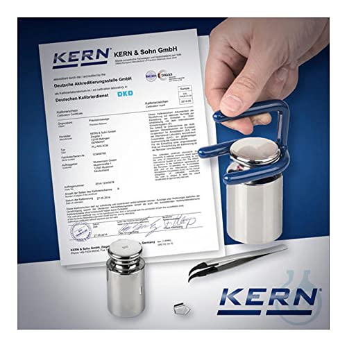 KERN KP-7181 E1 DAkkS Kalibrierschein für Konvent, 1g-5kg von KERN