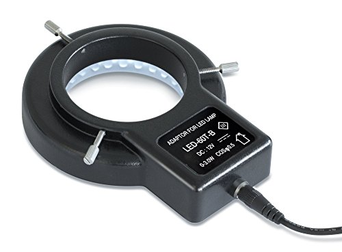 KERN Optics Ringbeleuchtung für höchste Flexibilität in der Stereomikroskopie, Dimmbar, Schwarz, 3W LED, 7000-11000 K, 60 mm Innendurchmesser von KERN