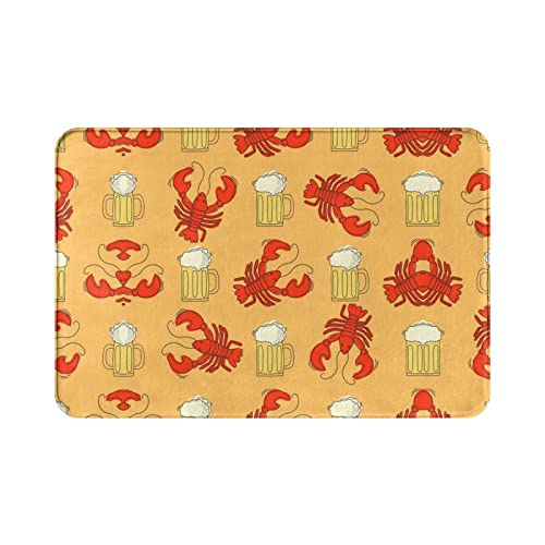 KEROTA Badematte mit Bier- und Krabbelmuster, 40 x 60 cm, Memory-Schaum, rutschfest, ultra-saugfähig, Weiß, Einheitsgröße KEROTA Badematte mit Bier- und Krabbelmuster, 40 x 60 cm, Memory-Schaum, rutschfest, ultra-saugfähig, Weiß, Einheitsgröße von KEROTA