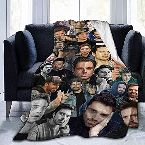 KEROTA Sebastian Stan Ultraweiche Plüsch-Überwurfdecke, leicht, Micro-Fleece-Decken für alle Jahreszeiten Stuhl KEROTA Sebastian Stan Ultraweiche Plüsch-Überwurfdecke, leicht, Micro-Fleece-Decken für alle Jahreszeiten Stuhl von KEROTA