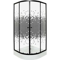 Pixel bl Duschwand + Duschwanne / 90 x 90 cm - Kerra von KERRA