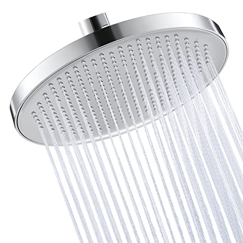 KES Duschkopf Regendusche 10 Zoll Brausekopf Dusche Regenduschkopf mit Anti-Kalk-Düsen Kopfbrause Groß Einbauduschköpfe Rund Überkopfbrause Chrom Poliert, J301S10-CH KES Duschkopf Regendusche 10 Zoll Brausekopf Dusche Regenduschkopf mit Anti-Kalk-Düsen Kopfbrause Groß Einbauduschköpfe Rund Überkopfbrause Chrom Poliert, J301S10-CH von KES