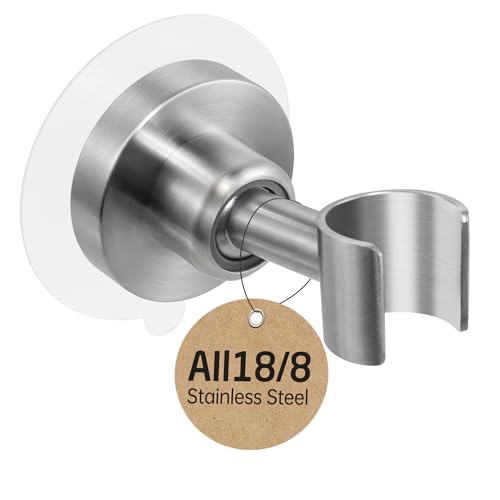KES Duschkopfhalterung ohne Bohren Handbrause Halterung Edelstahl 18/8 Verstallbar Duschhalterung Verstallbar Duschkopfhalter (21mm-23mm) Duschkopf Halter Gebüstet, C207DF-BS KES Duschkopfhalterung ohne Bohren Handbrause Halterung Edelstahl 18/8 Verstallbar Duschhalterung Verstallbar Duschkopfhalter (21mm-23mm) Duschkopf Halter Gebüstet, C207DF-BS von KES