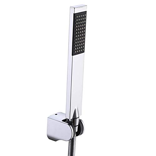 KES Handbrause Duschkopf mit Schlauch und Duschkopfhalterung Duschbrause Brausekopf Dusche Duschsystem Messing Brause Ersatz Poliert Chrom, LP135-CH KES Handbrause Duschkopf mit Schlauch und Duschkopfhalterung Duschbrause Brausekopf Dusche Duschsystem Messing Brause Ersatz Poliert Chrom, LP135-CH von KES