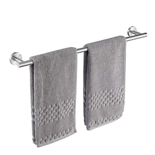 KES Handtuchhalter 65CM Handtuchstange Edelstahl SUS304 Badetuchhalter Badezimmer Handtuch Halter Duschtuchhalter Wandmontage Gebürstet, A2000S65B-2 von KES