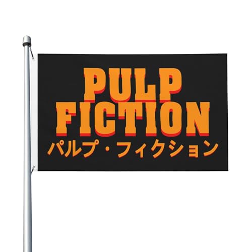 Film-Flagge für drinnen und draußen, doppelseitig, Polyester-Banner mit Metallöse, 90 x 152 cm von KESATUOT