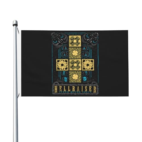 Flagge für drinnen und draußen, doppelseitig, Polyester-Banner mit Metallöse, 90 x 152 cm Flagge für drinnen und draußen, doppelseitig, Polyester-Banner mit Metallöse, 90 x 152 cm von KESATUOT