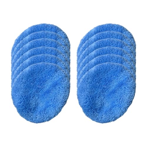KESOTO 12 Stück Ersatzpads für Fensterputzroboter, Mikrofasertuch, Reinigungstuch, Leicht zu Reinigen, Reinigungspad für zu Hause, Blau KESOTO 12 Stück Ersatzpads für Fensterputzroboter, Mikrofasertuch, Reinigungstuch, Leicht zu Reinigen, Reinigungspad für zu Hause, Blau von KESOTO