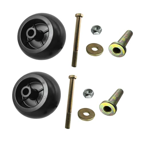 KESOTO 2 Stück Deckräder Kit Rasenmäher Zubehör mit Befestigungselementen Aus Verschleißfestem PP Metall für Rasenpflege Technische Wartung, 2-teiliges Set KESOTO 2 Stück Deckräder Kit Rasenmäher Zubehör mit Befestigungselementen Aus Verschleißfestem PP Metall für Rasenpflege Technische Wartung, 2-teiliges Set von KESOTO