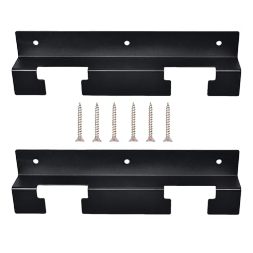 KESOTO 2Pcs Montieren Werkzeug Batterie Rack Regal Passt 20V Batterie, Schwarz Doppel Slot von KESOTO